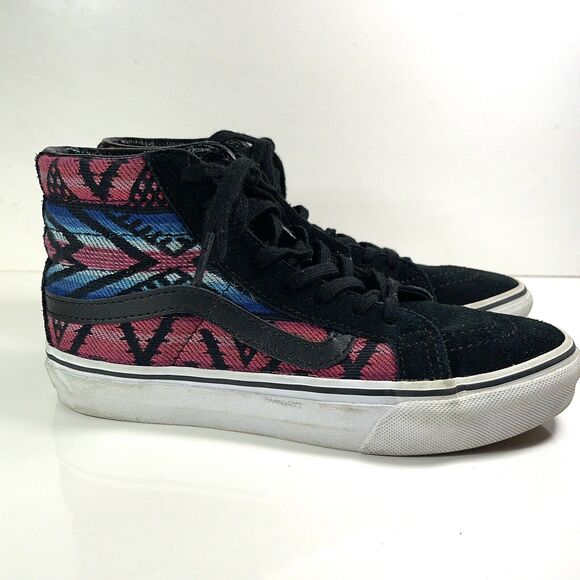 Vans Sk8-Hi Shoes Women 5 Sneaker UNISEX Men size 3.5 Aztec Hybrid Skater‎ - Picture 1 of 7